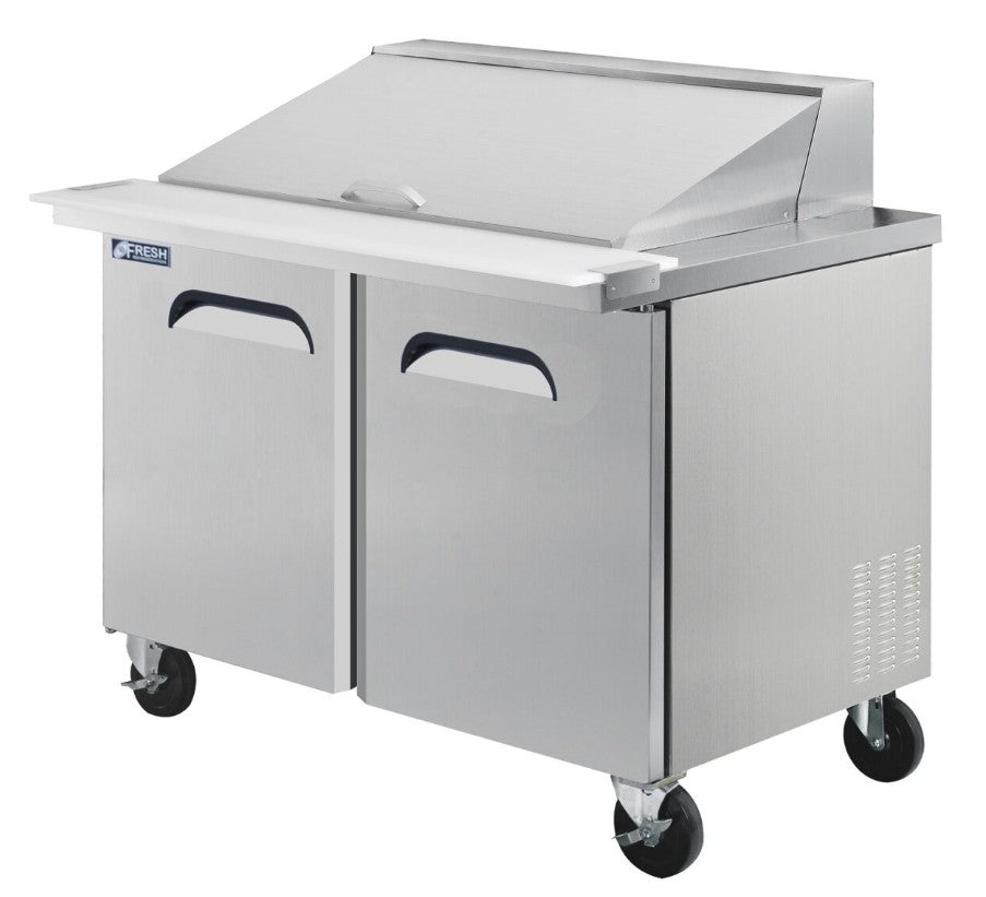 Fresh Refrigeration FMU-48 | Megatop Sandwich Prep Table | Salad Preparation Fridge
