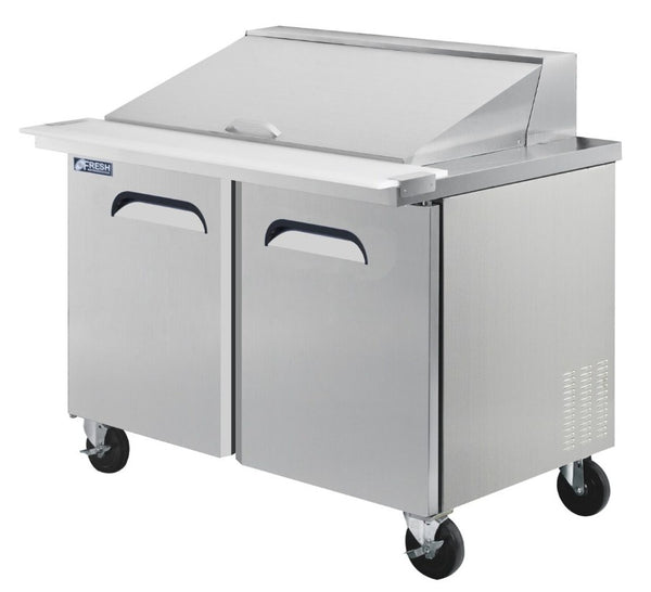 Fresh Refrigeration FMU-48 | Megatop Sandwich Prep Table | Salad Preparation Fridge
