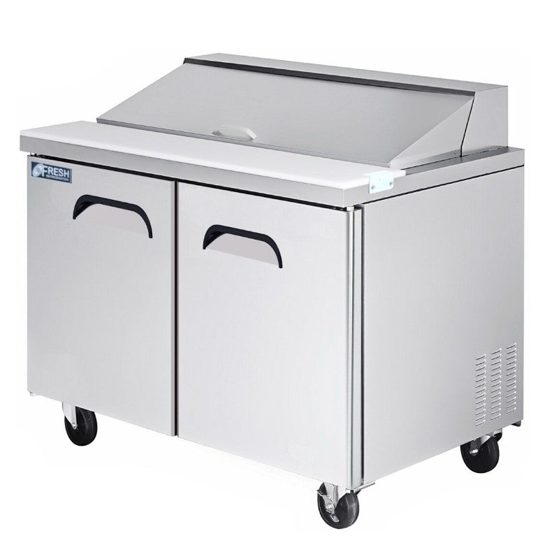 Fresh Refrigeration FSU-48 | Salad & Sandwich Prep Table | Salad Preparation Fridge