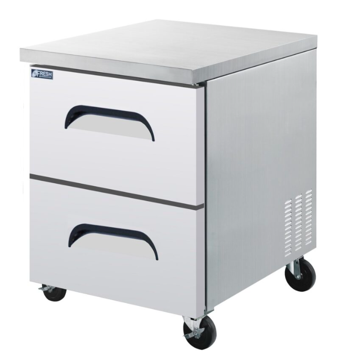 Fresh Refrigeration FUR-28-D2 | Rear Mount | Under Counter | Fridge | Underbench Fridge | Drawer