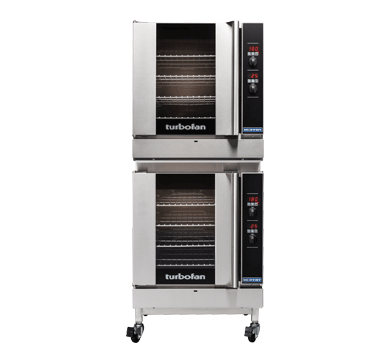 Turbofan G32D4/2 I Full Size Tray I Digital I Double Stacked I Oven I Gas Convection Oven I on a Stainless Steel Stand
