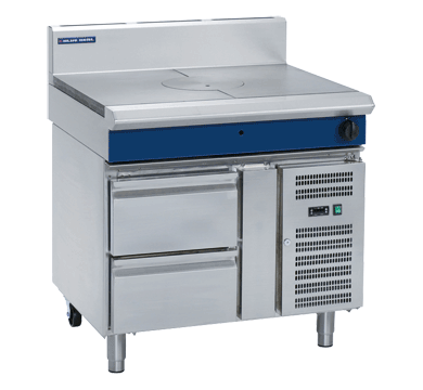 Cooking Top, Blue Seal, G57-RB, Gas Target Top, Fridge Base