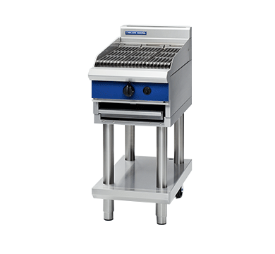 Gas Chargrill, Blue Seal, G596-LS, Thermostatic, Leg Stand