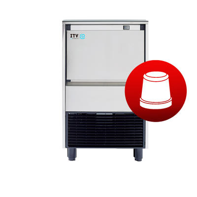 SKOPE GALA NG110 A DP ITV Self-Contained Ice Maker | 114kg Output with Integral Bin and Drain Pump