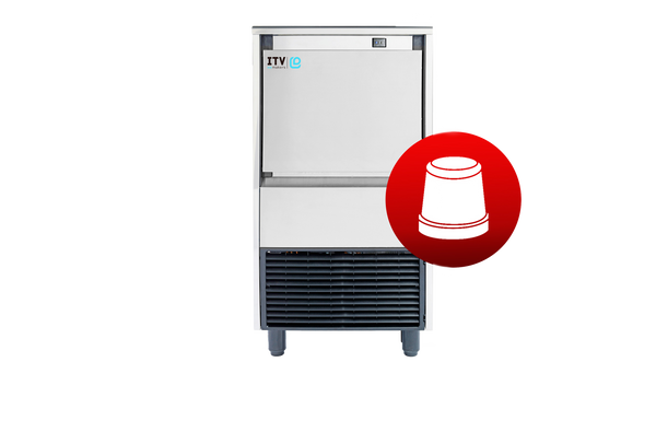 SKOPE GALA NG45 A DP ITV Self-Contained Ice Maker | 47kg Output with Integral Bin and Drain Pump