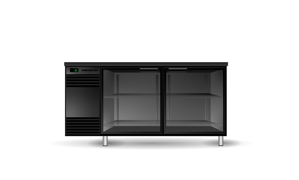 SKOPE GC.2.GSW BackBar Glass Chiller | 2 Glass Swing Doors