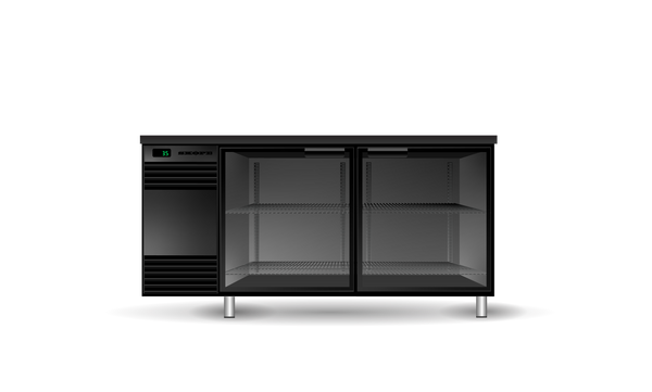 SKOPE GC.2.GSW.r BackBar Glass Chiller | 2 Glass Swing Doors Remote