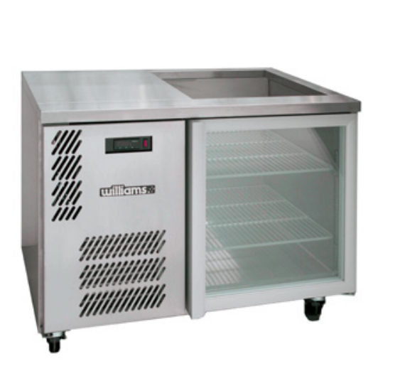 Williams Refrigeration GC1UGDSL Glass Chiller | 1 Door | Glass Chiller Fridge | Spring Load | Self Contained I Refrigerator