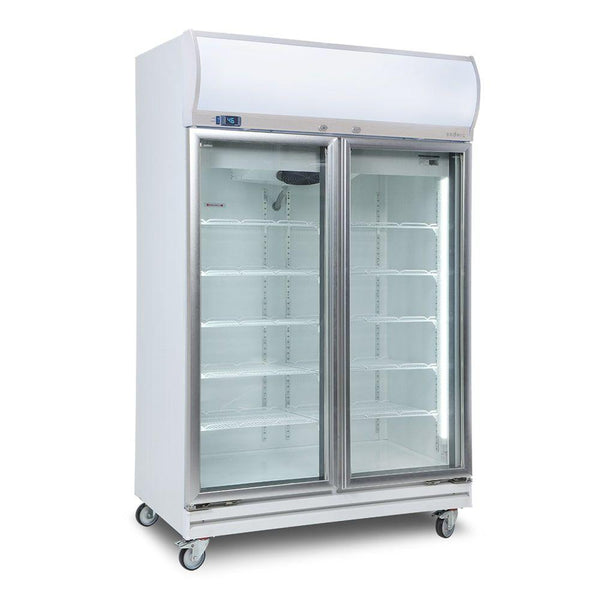 Display Fridge Freezer, Bromic, GD1000LF, 2 Door, Upright Glass Door Freezer
