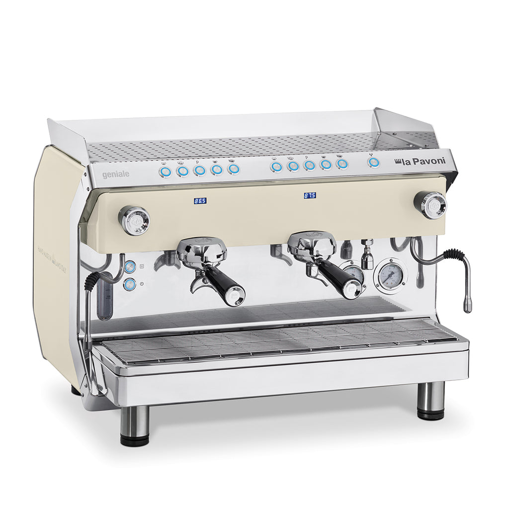 La Pavoni Professional GENIALE2VBEU Geniale White 2-Group Coffee Machine