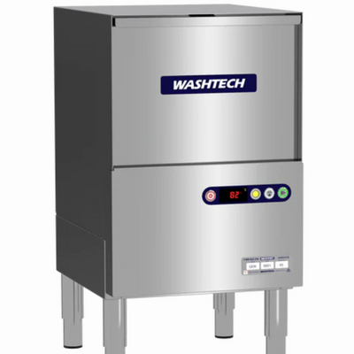 Washtech GE | Economy Compact Glass Washer | Professional Dishwasher | Washtech Glasswasher | 365mm Rack | Glass Washer Machine