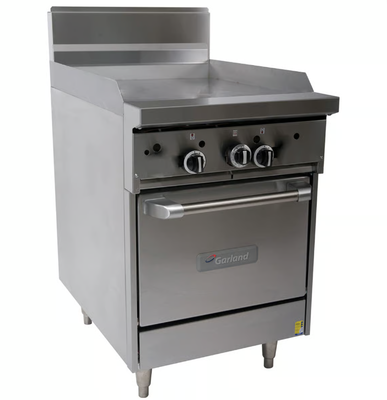 Griddle Range, Garland, GF24-G24L, Restaurant Series, Gas Griddle, 600mm, with Space Saver Oven
