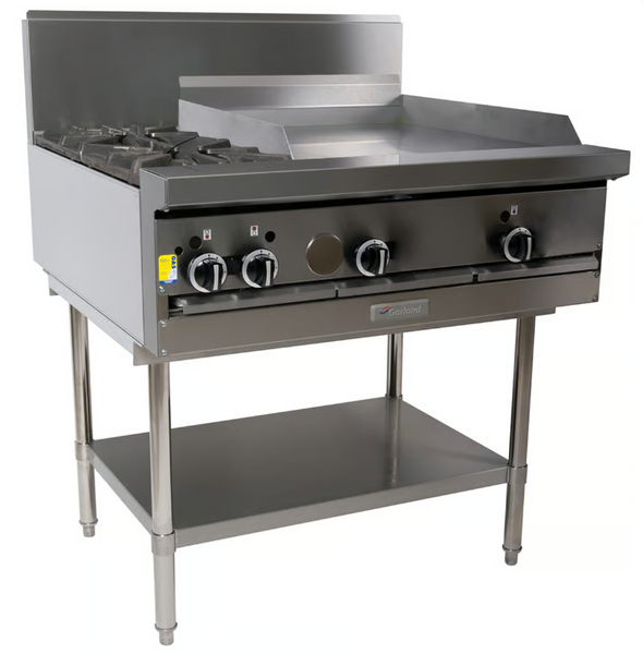 Griddle Range, Garland, GF36-2G24T, Heavy Duty,  2 Burner, 600mm, Modular Top
