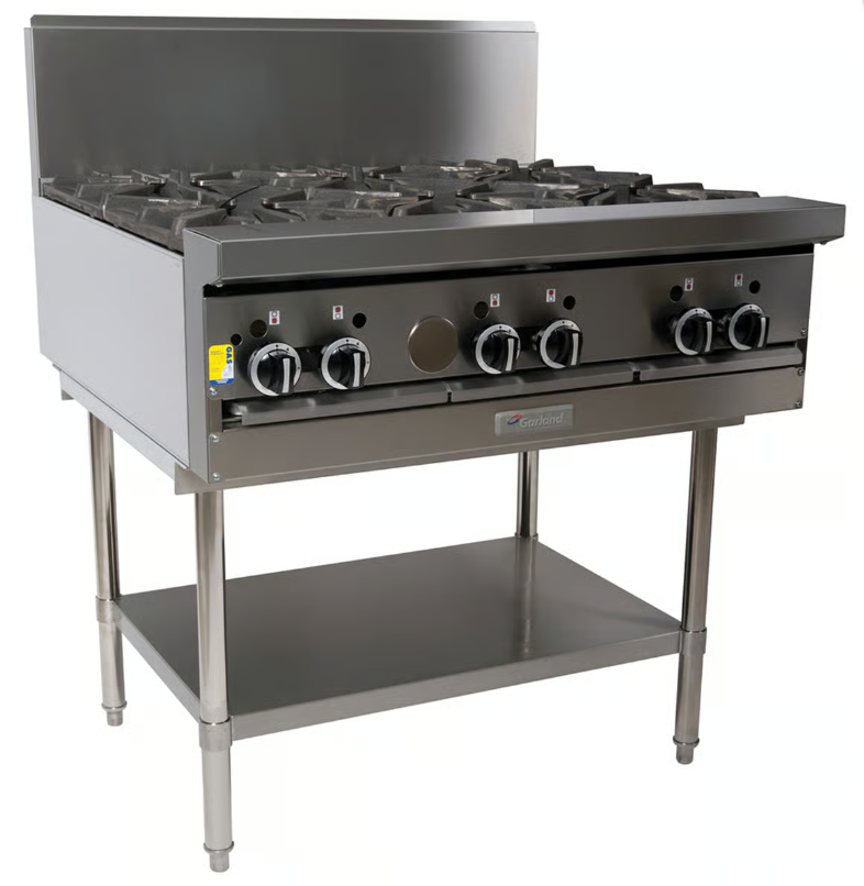 Cooktop Range, Garland, GF36-6T, 900mm Wide, 6 Burner, Modular Top, Commercial Range
