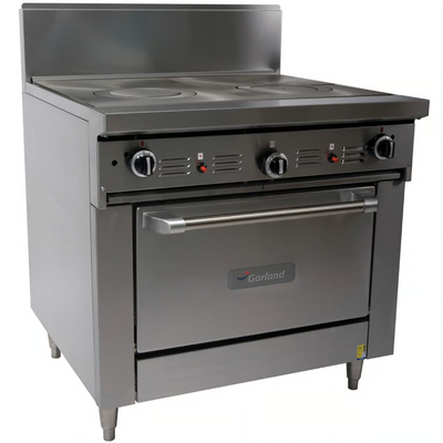 Garland GF36-TTR I Restaurant Series I Dual Target Top I 6 Burners I 900mm I Cooktop Range I with 1 Oven I Commercial Range