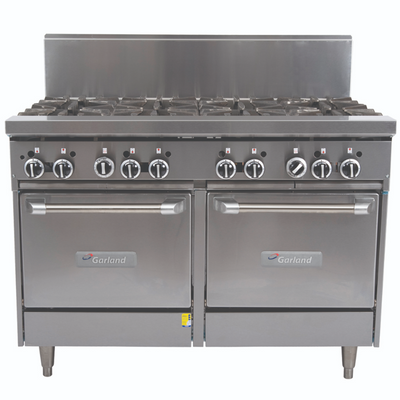 Garland GF48-4G24LL I Restaurant Range I 4 Open Burner I 600mm I Griddle Range I Commercial Stove and Oven I with 2 Ovens I Commercial Range
