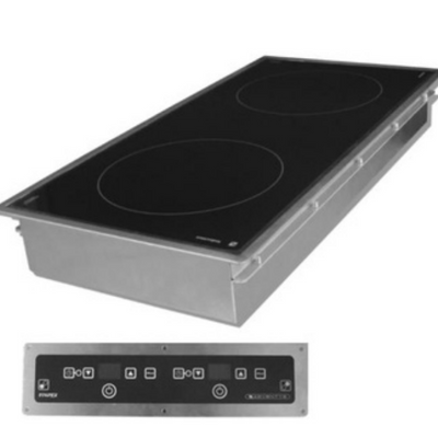 Adventys Pro GL2 6000DIR | GeoLine | Induction Drop In | with Remote Controls | 2-Zone Controls In