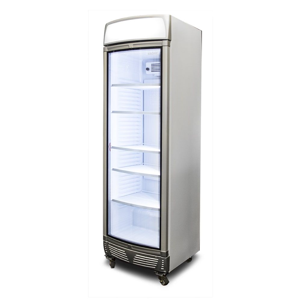 Upright Display Fridge, Bromic GM0400LC-NR, Commercial Display Fridge, with Lightbox 380L