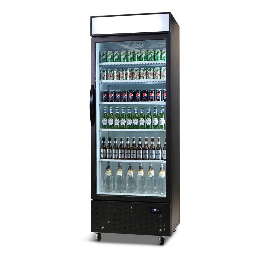 Upright Display Fridge, Bromic, GM0690LB, Commercial Display Fridge, with Lightbox Black 690L