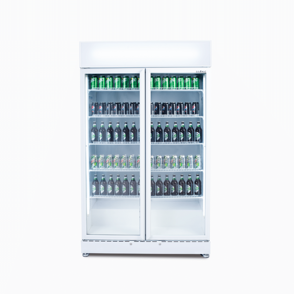 Bromic Upright Fridge, Bromic GM0900LWECO, UP/R White 2DR 885L, Double Door Fridge