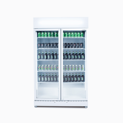 Bromic GM0900LWECO-NR | Bromic Upright Fridge | UP/R White 2DR 885L | Commercial Display Fridge | Double Door Fridge