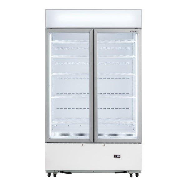Multideck Display Fridge, Bromic, GM1000LWCAS, Cassette Flat Glass Door, 2 Door, LED White