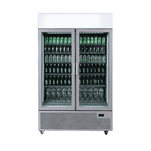 Upright Display Fridge, Bromic, GM1100LS-NR, Commercial Drinks Fridge, 2 Door