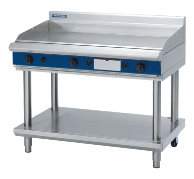 Gas Griddle, Blue Seal, GP518-LS, 1200mm, Leg Stand, Flat Top Griddle