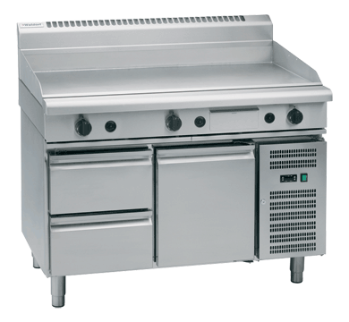 Waldorf GP8120G-RB I 800m Series I Refrigerated Base I Griddle I Gas Griddle