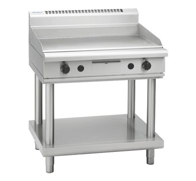 Waldorf GPL8900G-LS I 800m Series I Leg Stand I Low Back I Version I Griddle I Gas Griddle