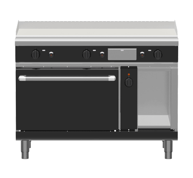 Waldorf GPLB8121GEC I Waldorf Bold I Gas Griddle I Electric Convection Oven I Low Back I Version I Oven Range I Gas Griddle