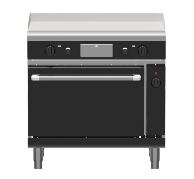 Waldorf GPLB8910GEC I Waldorf Bold I Electric Convection Oven I Low Back I Version I Oven Range I Gas Griddle
