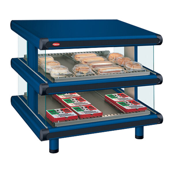 Hatco GR2SDS-48D | Slant Model | Heated Display Warmer | Dual Shelf I Food Warmer Display | Commercial Food Warmer Display