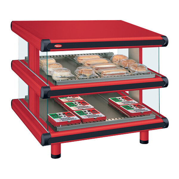 Hatco GR2SDS-54D | Slant Model | Heated Display Warmer | Dual Shelf I Food Warmer Display | Commercial Food Warmer Display