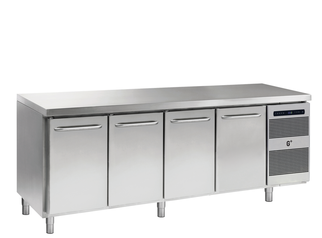 Skanos GR940410120 Gram G+ Gastro C4 GFT DLDLDLDR L2 Refrigerator | 4 Door | 1/1 GN | Stainless Steel | 668L | Undercounter Refrigerator