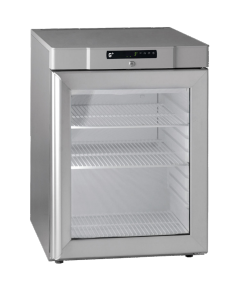Skanos GR942010321 Gram G+ Compact GR200 GSR 1W1WW Refrigerator | Glass Door | Stainless Steel | 128L
