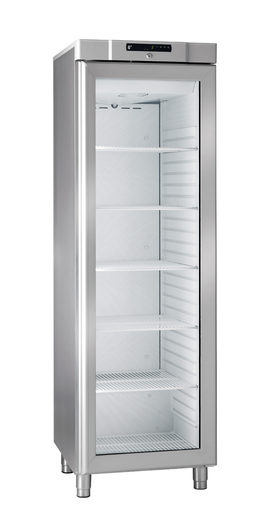 Skanos GR944010321 Gram G+ Compact GR400 GSR L1 4W1WW Refrigerator | Glass Door | Stainless Steel | 356L | Upright Refrigerator