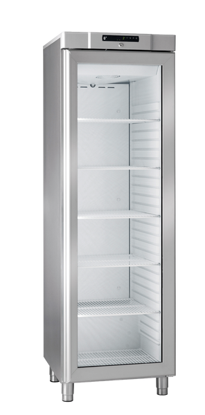 Skanos GR944010321 Gram G+ Compact GR400 GSR L1 4W1WW Refrigerator | Glass Door | Stainless Steel | 356L | Upright Refrigerator