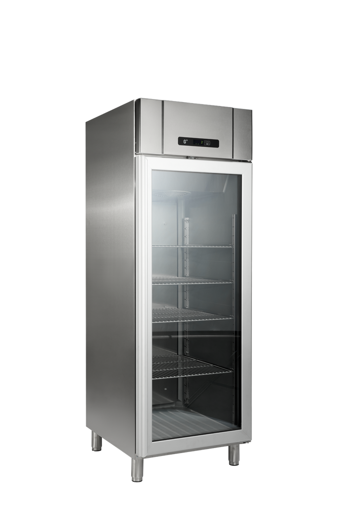 Skanos GR946010321 Gram G+ Compact GR600 GSR L2 4N Refrigerator | Glass Door | Stainless Steel | 580L | Upright Refrigerator