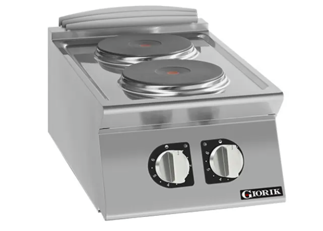 Giorik CE72TTT | 700 Series | 2 X Round Hot Plates | Countertop | Electric | Boiling Top Ranges