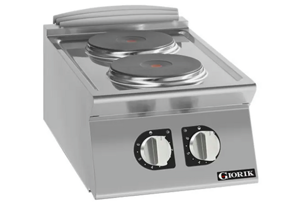 Giorik CE72TTT | 700 Series | 2 X Round Hot Plates | Countertop | Electric | Boiling Top Ranges