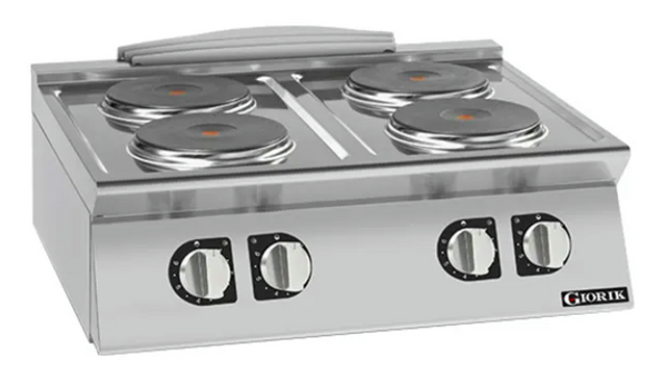 Giorik CE74TTT | 700 Series | 4 X Round Hot Plates | Countertop | Electric | Boiling Top Ranges