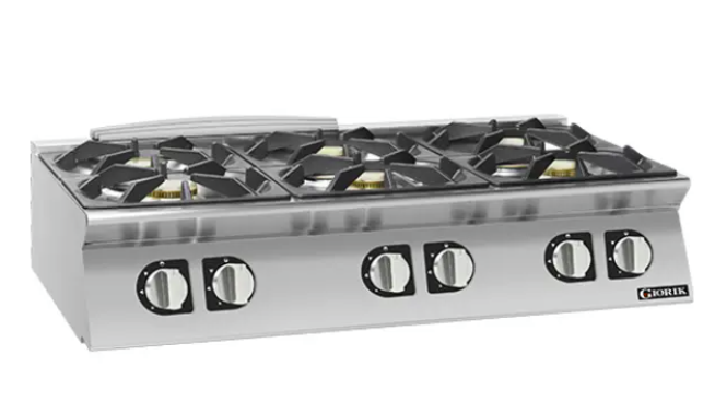 Giorik CE76TTT | 700 Series | 6 X Round Hot Plates | Countertop | Electric | Boiling Top Ranges