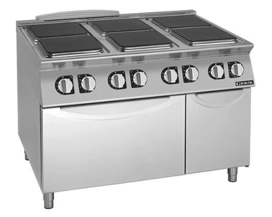Giorik CE96QET| 900 Series | 6x Square Hot Plates | Electric Range on Electric Oven | Standard Electric Oven