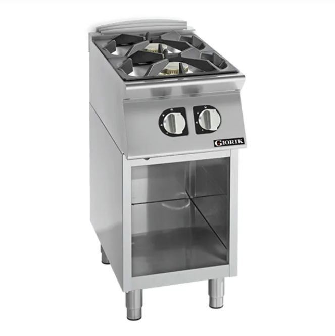 Giorik CG720GT | 700 Series | Gas Boiling Tops | 2 x Gas Burners | Open Base | Boiling Top