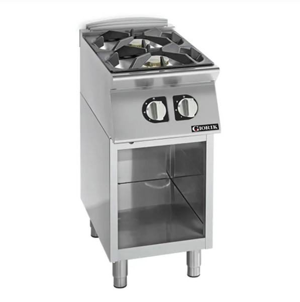 Giorik CG720GT | 700 Series | Gas Boiling Tops | 2 x Gas Burners | Open Base | Boiling Top