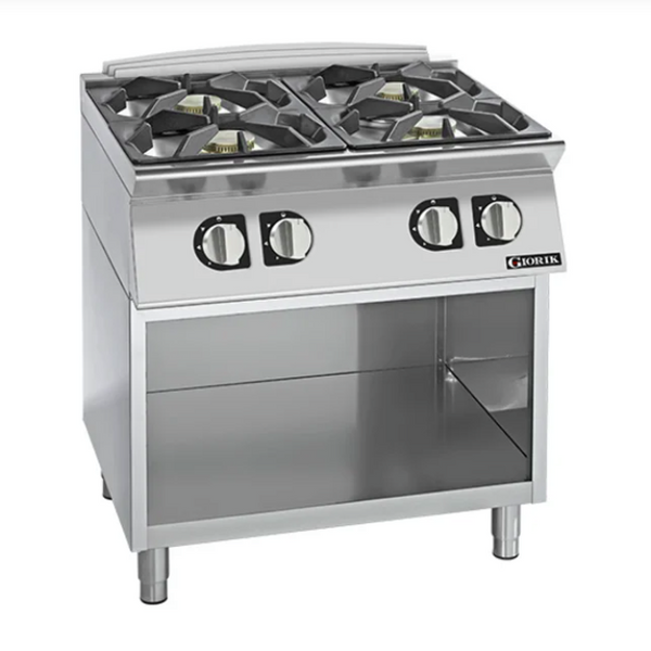 Giorik CG740GT | 700 Series | 4 Burner | Gas Boiling Top | Countertop | Open Base| Boiling Tops
