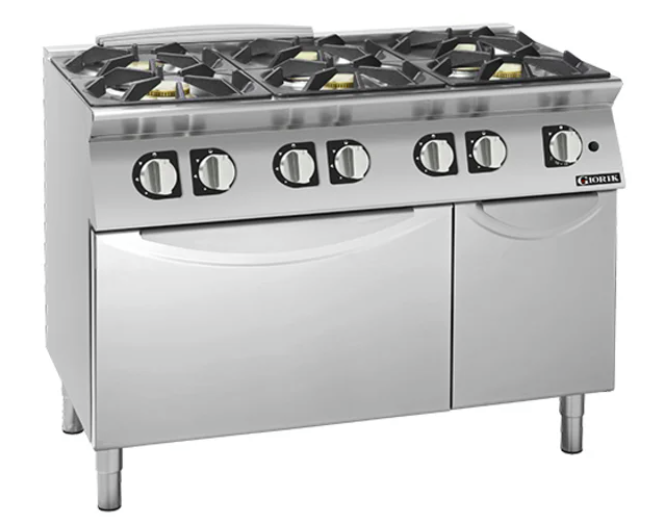 Giorik CG760ET | 700 Series | 6 Burner | Gas Range |on Electric Oven | Boiling Top Ranges