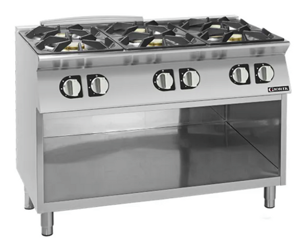 Giorik CG760GT| 700 Series | 6 Burner | Gas Boiling Top | On Open Base | Boiling Tops