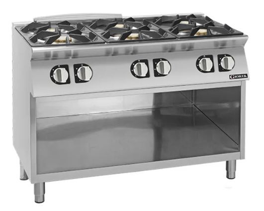 Giorik CG960GT | 900 Series | 6 Burner | On Open Base | Gas Boiling Top | Boiling Top